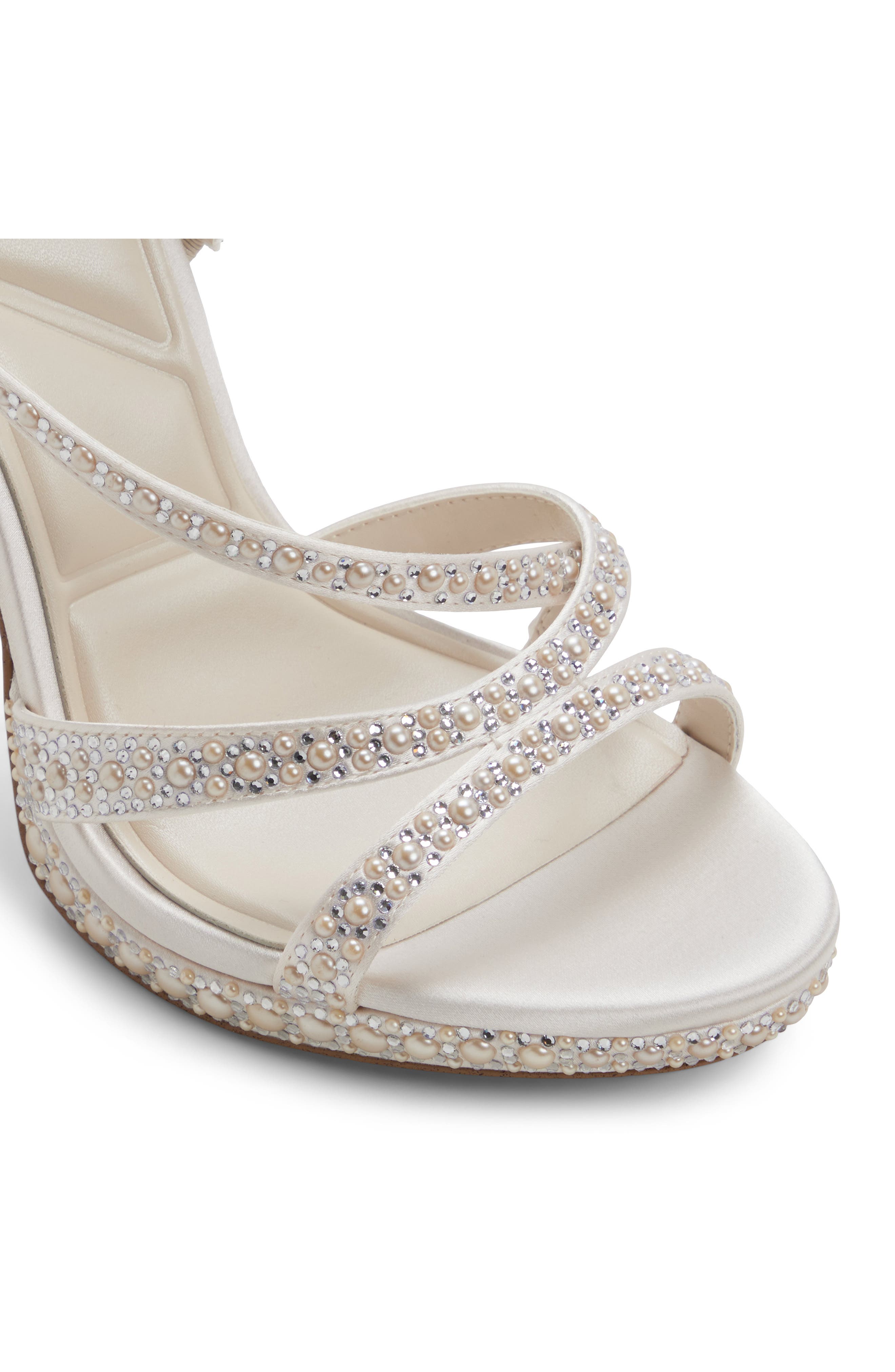 ALDO Brinnley Slingback Platform Sandal, Alternate, color, Other White