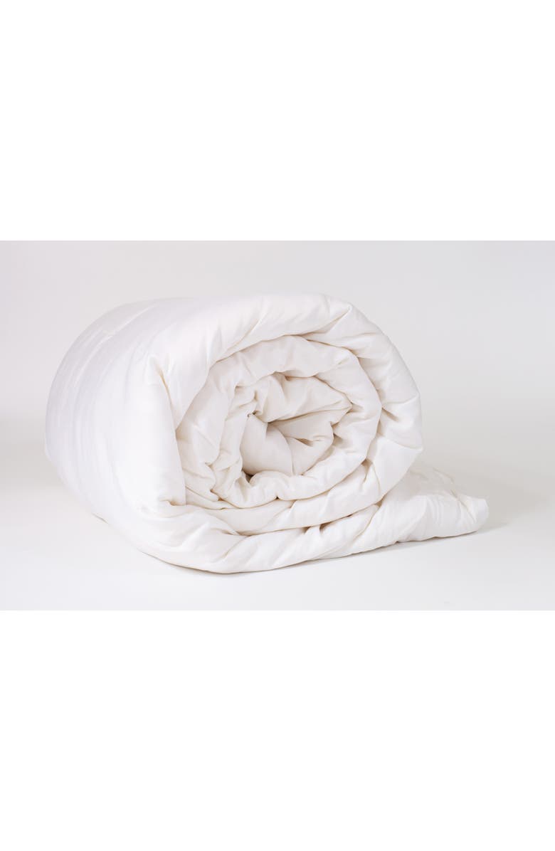Cozy Earth All Season Weight Silk Fill Comforter, Alternate, color, White