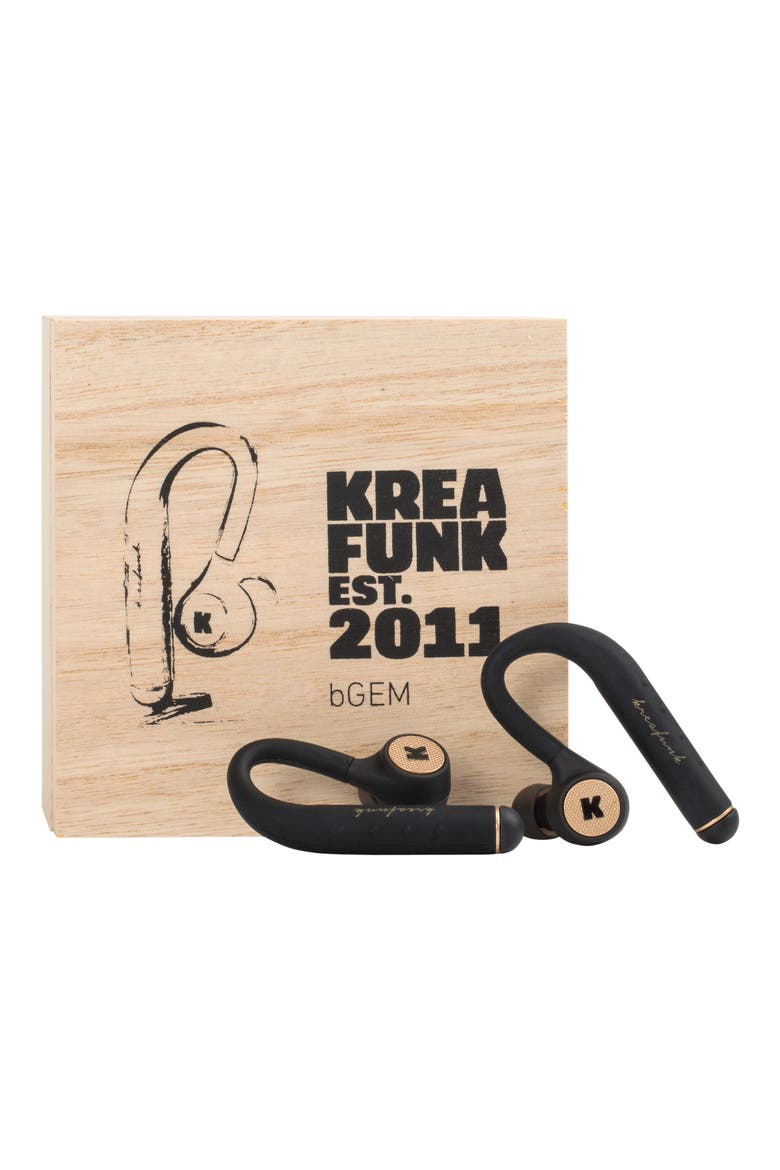 bGEM Wireless Earbuds, Alternate, color, BLACK
