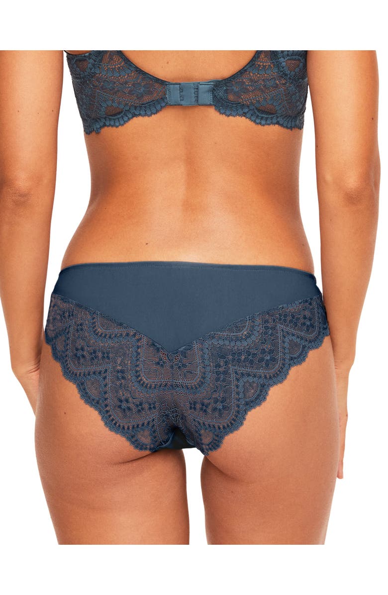 Adore Me Janey Bikini Panties, Alternate, color, Dark Blue