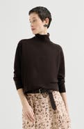 Brunello Cucinelli Cashmere turtleneck sweater with monili