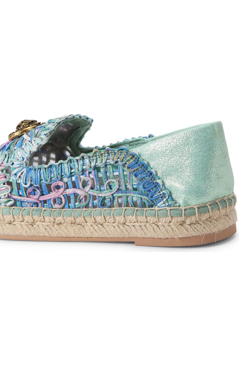 Kurt Geiger London Chelsea Woven Espadrille, Alternate, color, Open Blue