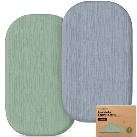 2-Pack Lyra Muslin Bassinet Sheets
