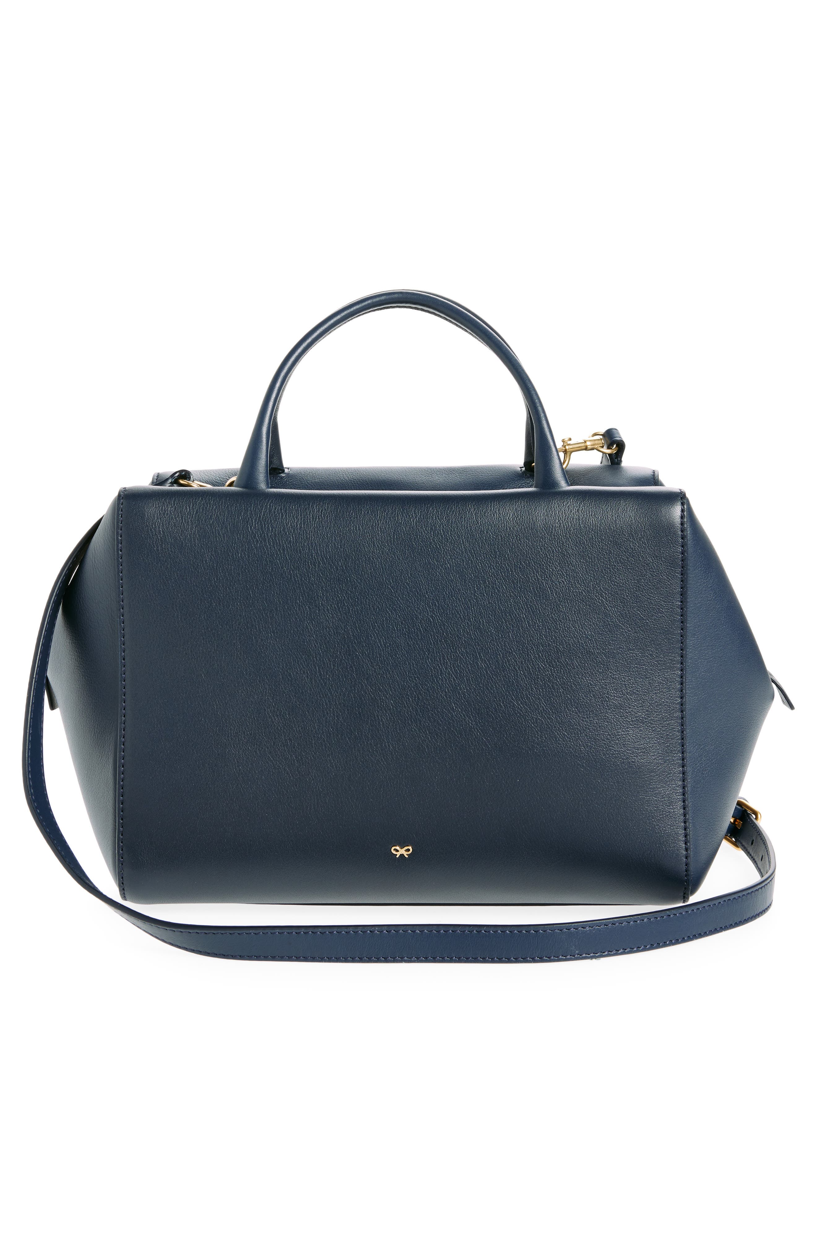 Anya Hindmarch Seaton Leather Handbag, Alternate, color, 