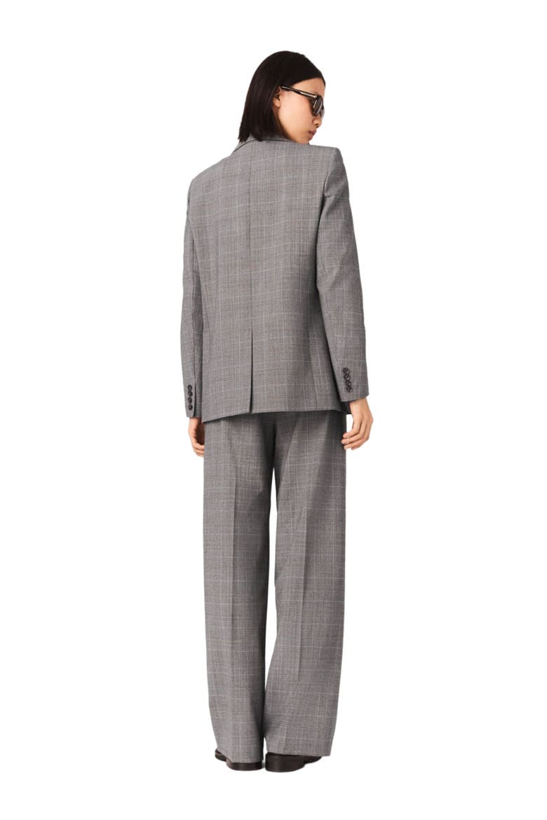 Checked suit jacket, Alternate, color, Grey