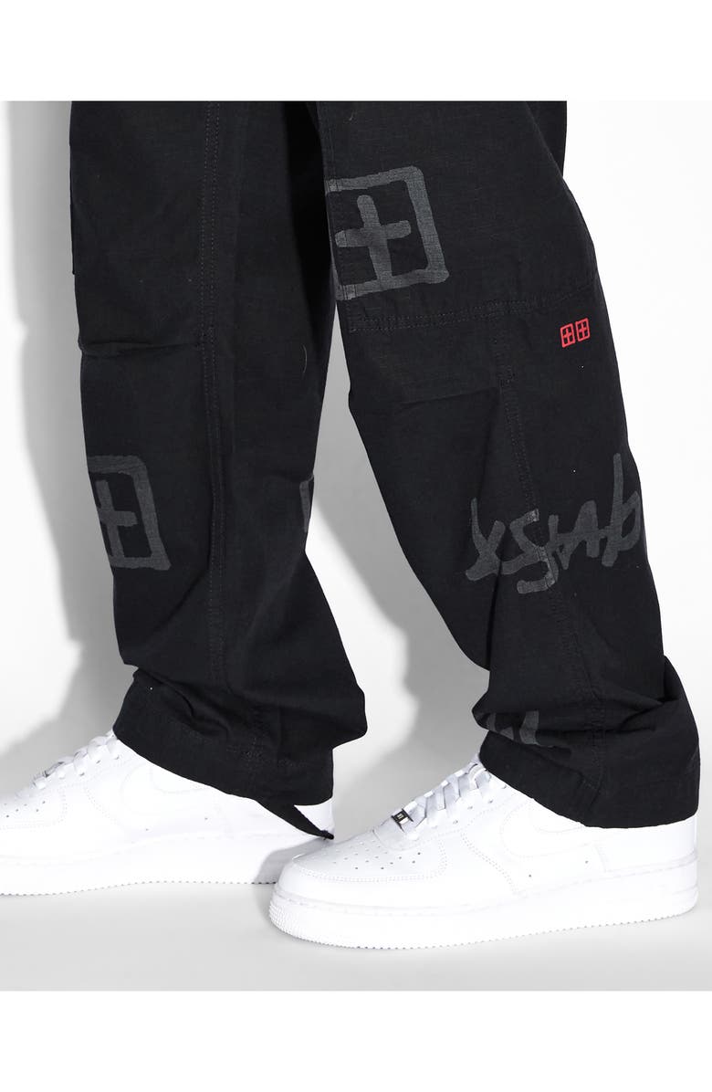 Ksubi Fugitive Kash Box Cotton Cargo Pants, Alternate, color,