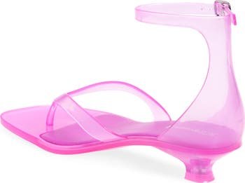 Gummy Ankle Strap Sandal