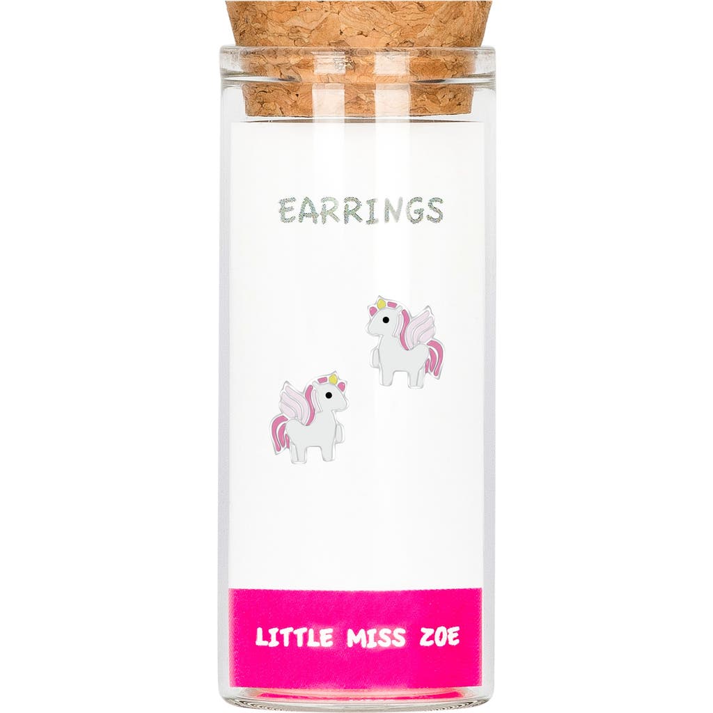 Shop Little Miss Zoe Winged Unicorn Stud Earrings