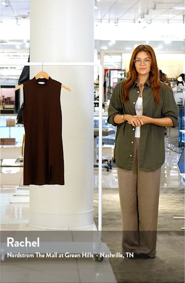 Skylar Mock Neck Rib Minidress, sales video thumbnail
