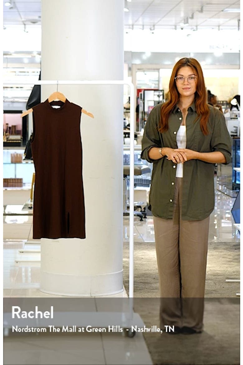 Skylar Mock Neck Rib Minidress video