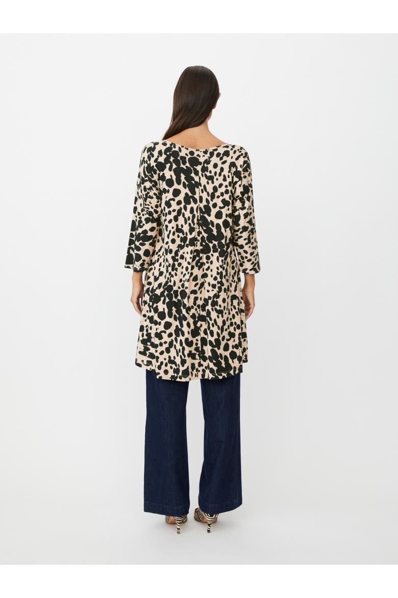 Gertine Printed Tunic, Alternate, color, Oxford Tan