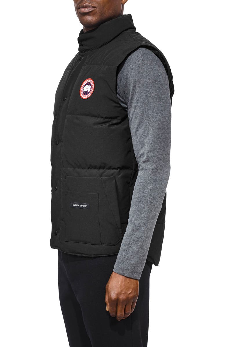 Canada Goose Freestyle Regular Fit Down Vest, Alternate, color, Black