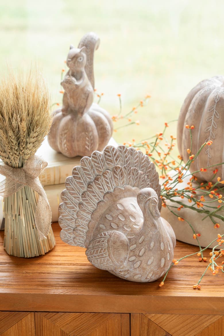 Harvest Wheat Bundle Figurine, Alternate, color, Yellow