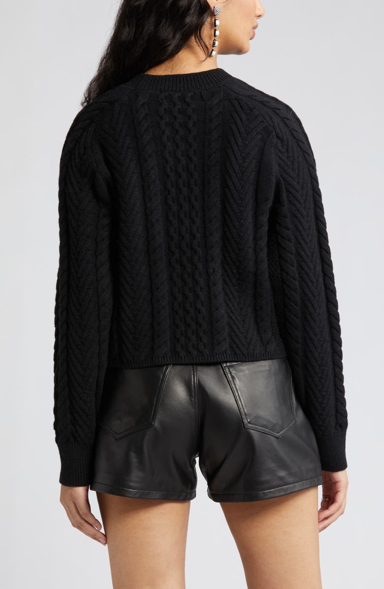 Open Edit Mix Stitch Boxy Sweater, Alternate, color,