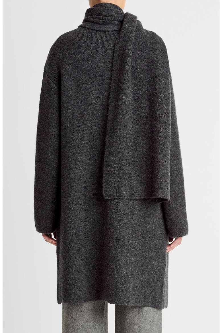Drape Sweater Coat, Alternate, color, DARK HEATHER GREY