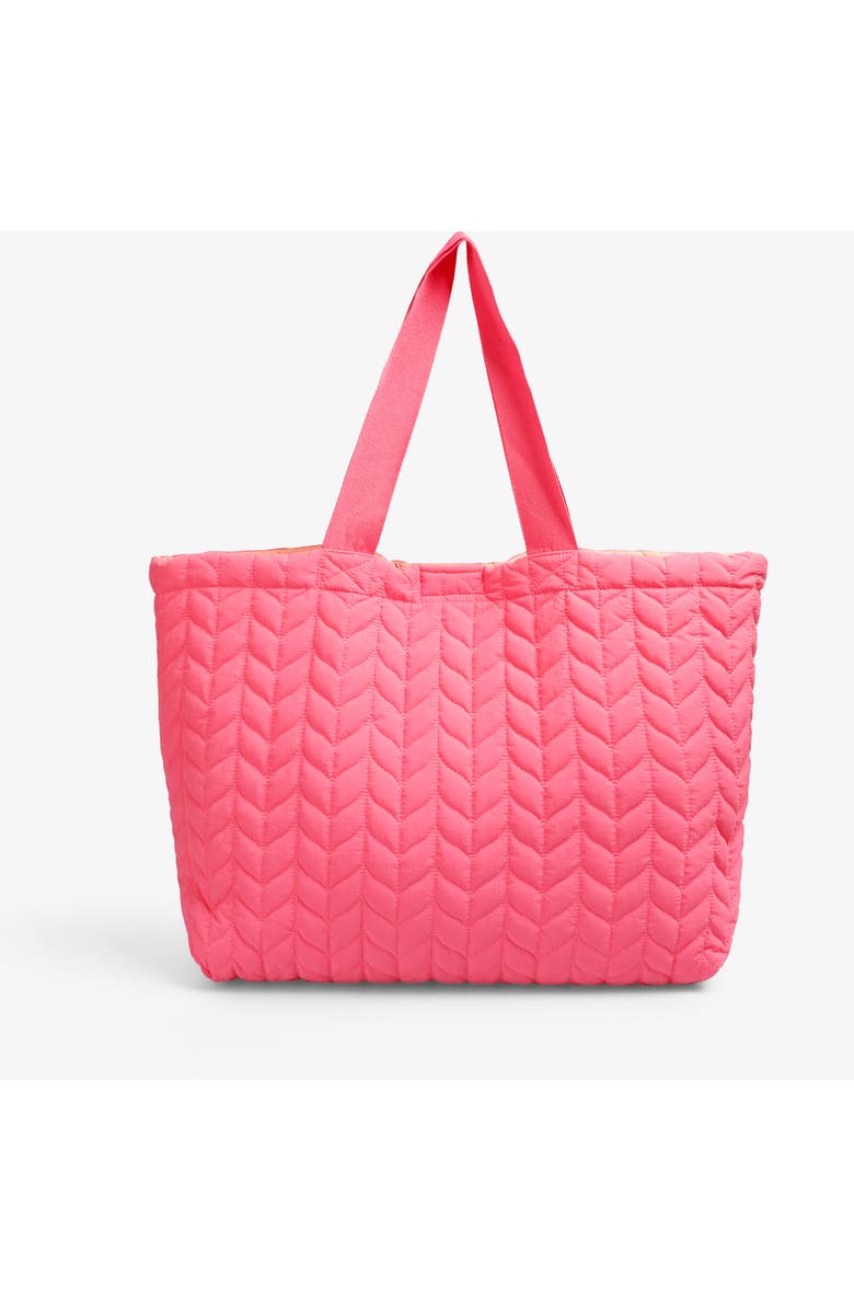 Scalpers Quilted Shopper Bag Girls, Alternate, color, Pink
