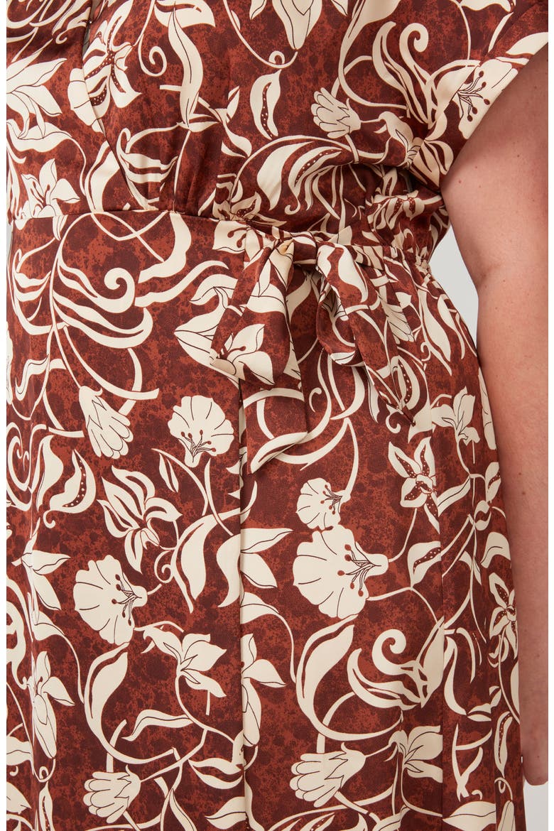 Solana Floral Print Midi Dress, Alternate, color, PRINT