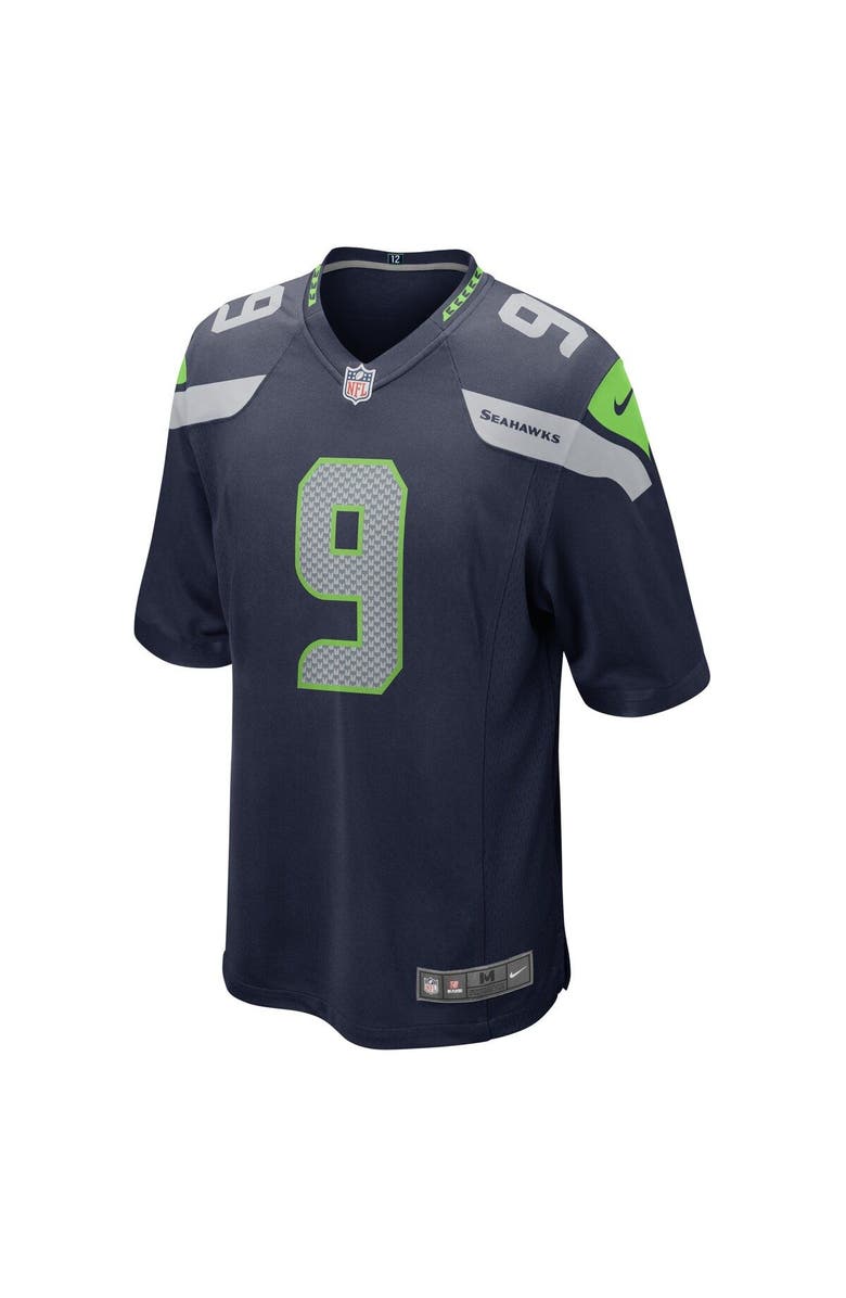 Nike Men's Nike Kenneth Walker III Navy Seattle Seahawks Player Game Jersey, Alternate, color,