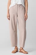 Eileen Fisher Organic Cotton Ankle Barrel Leg Pants