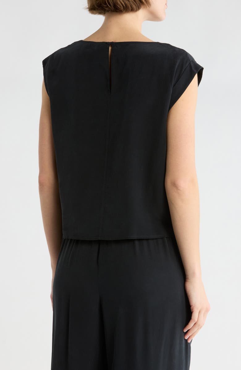 Splendid Alessandra Silk Top, Alternate, color, Black