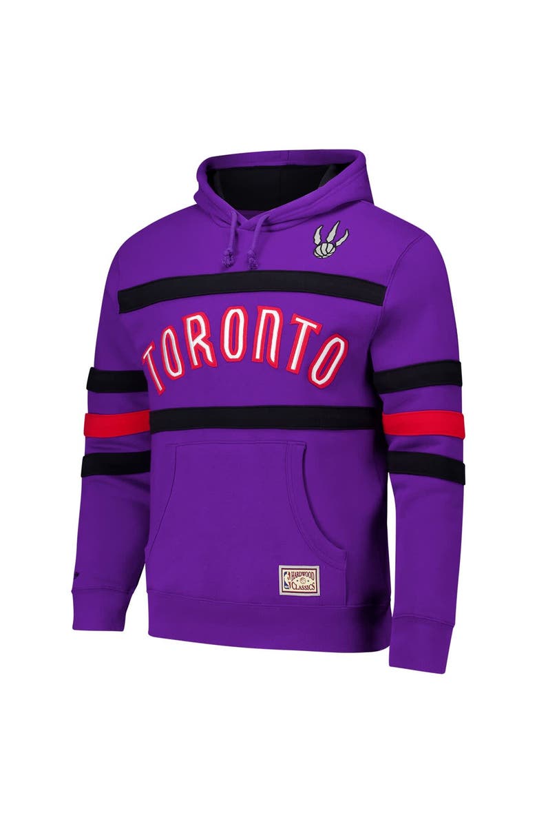 Mitchell & Ness Men's Mitchell & Ness Purple Toronto Raptors Hardwood Classics Nights Head Coach Pullover Hoodie, Alternate, color, Purple