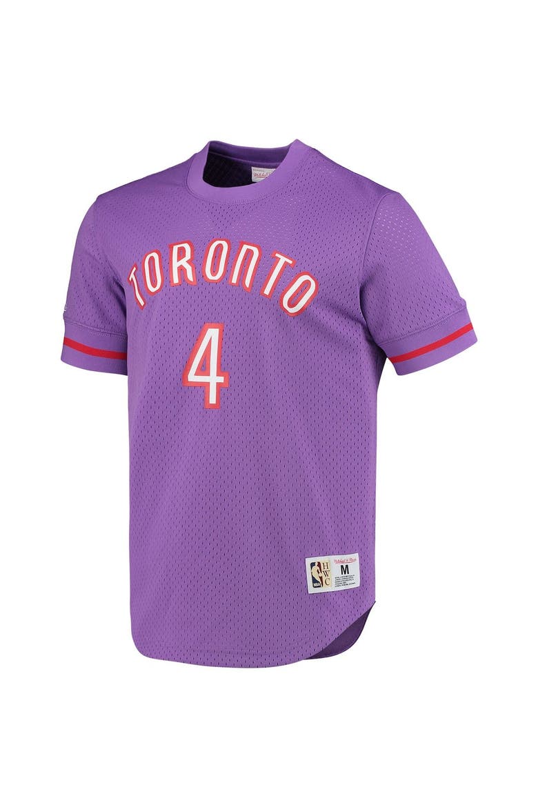 Men's Mitchell & Ness Chris Bosh Purple Toronto Raptors 2003 Mesh Name & Number T-Shirt, Alternate, color, Purple