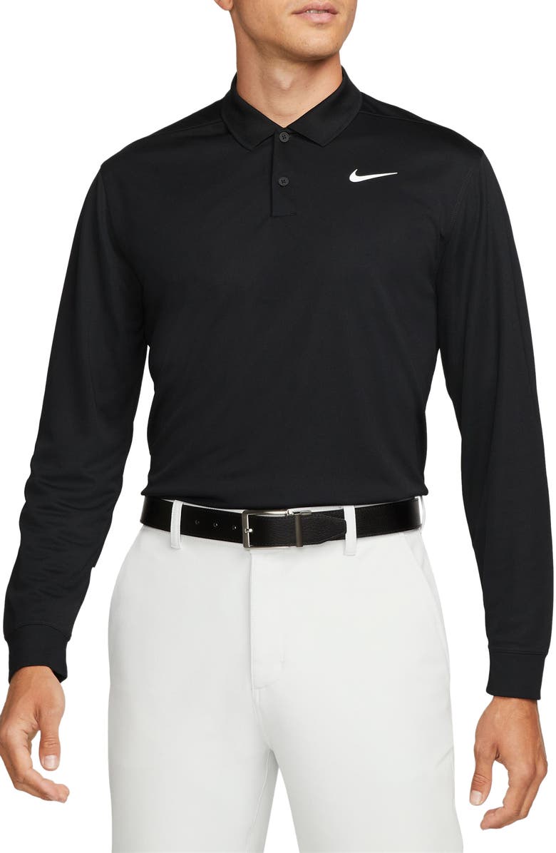 Nike Dri-FIT Victory Long Sleeve Golf Polo, Main, color, 