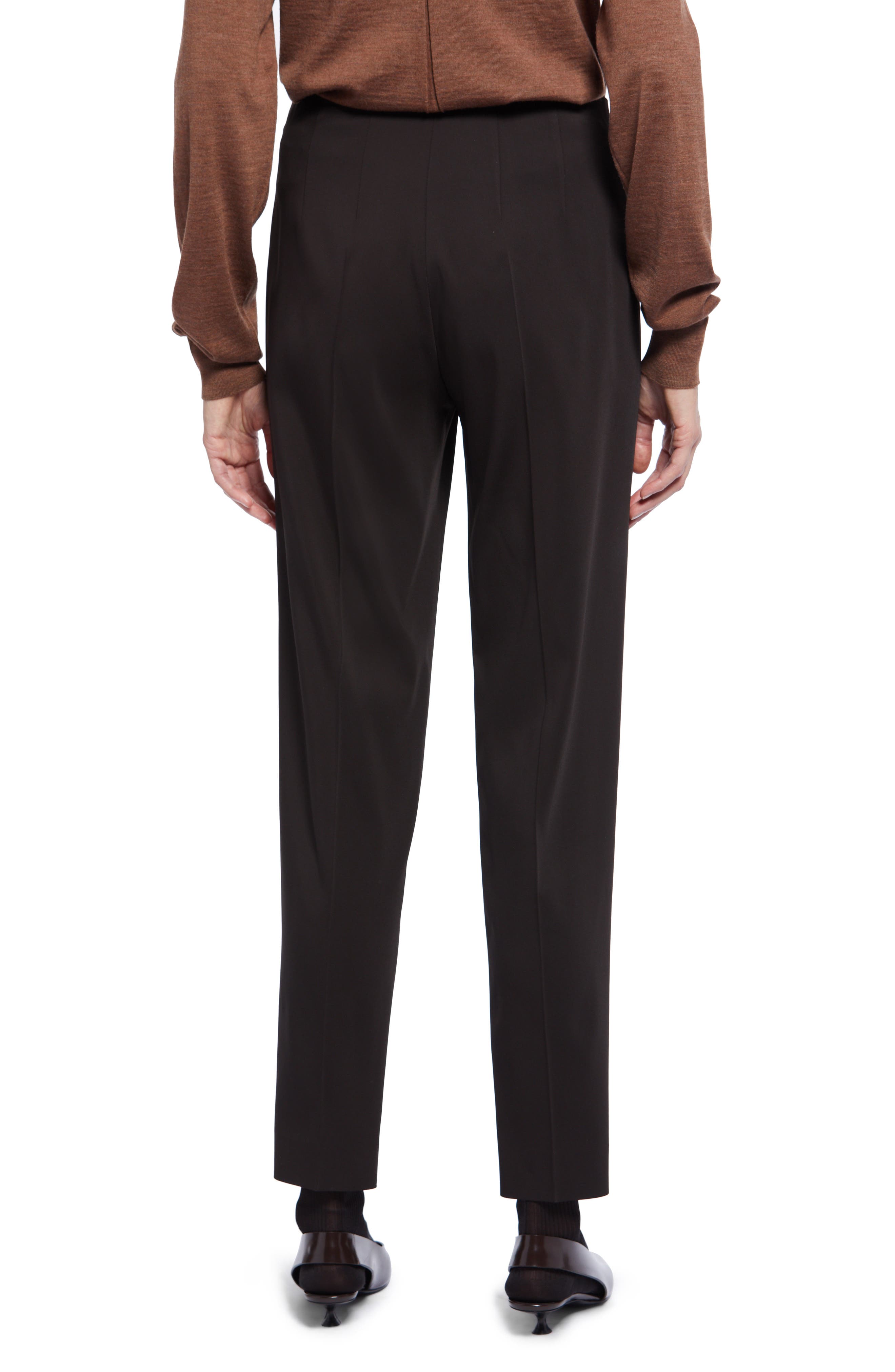 The Row Tezza Ankle Straight Leg Pants (Women) | Nordstrom