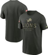 Nike Men's Nike Forest Green Detroit Lions Big & Tall 2025 Salute to Service Sideline Edge Dri-FIT T-Shirt