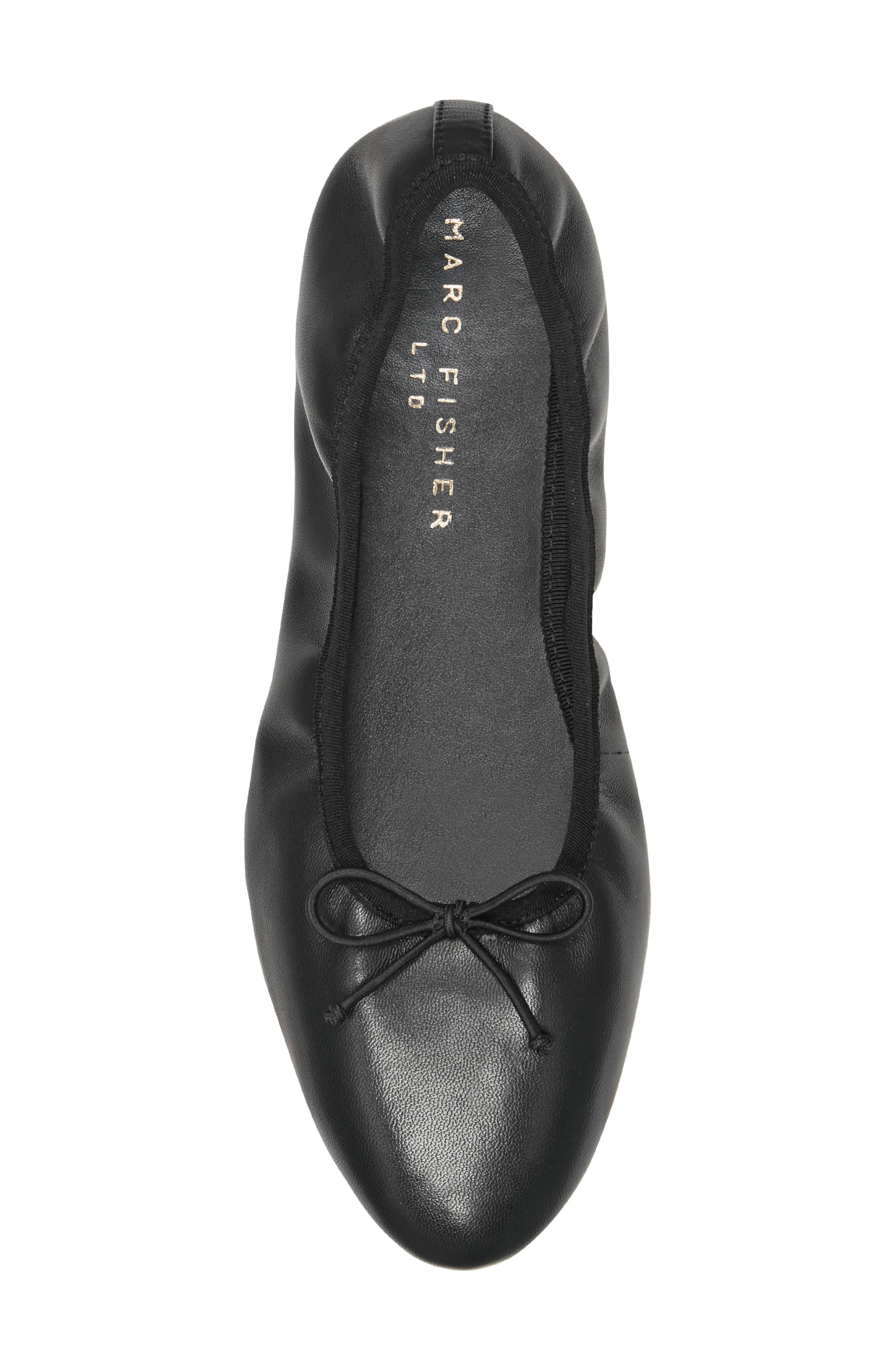 Marc Fisher LTD Amellie Ballet Flat, Alternate, color, Black
