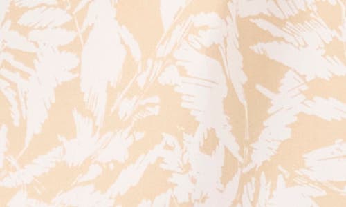 VINCE CAMUTO VINCE CAMUTO FLORAL SPLIT NECK TOP