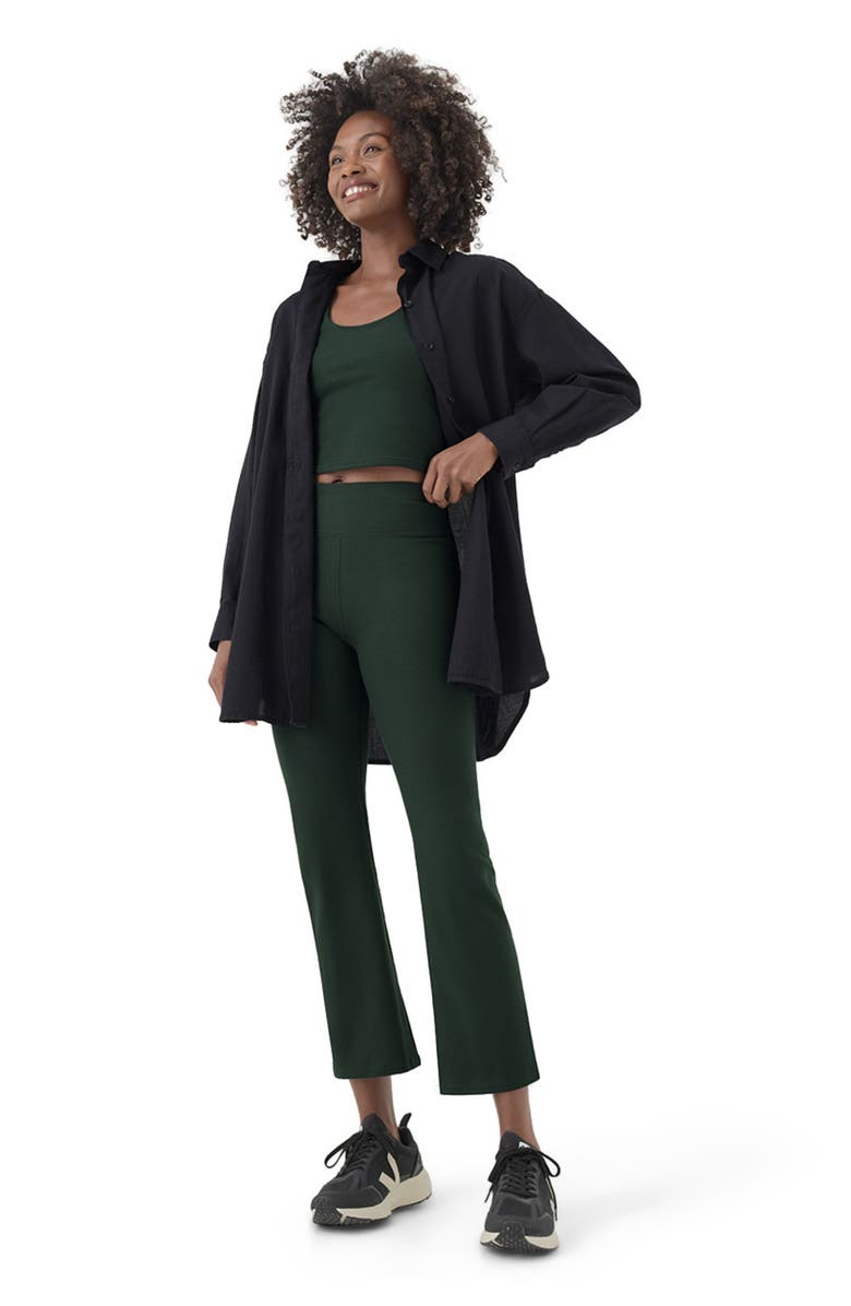 Pact On the Go-To Bootcut Legging, Alternate, color, Midnight Blue