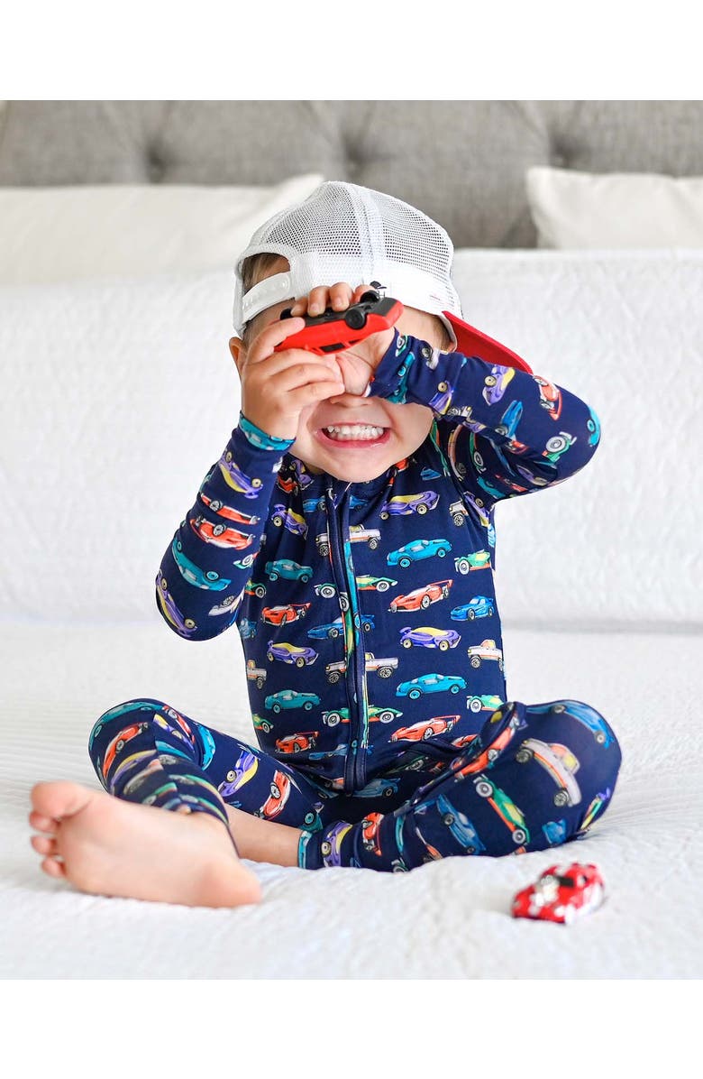 Lev Baby baby pajamas romper, Alternate, color, Sky Blue