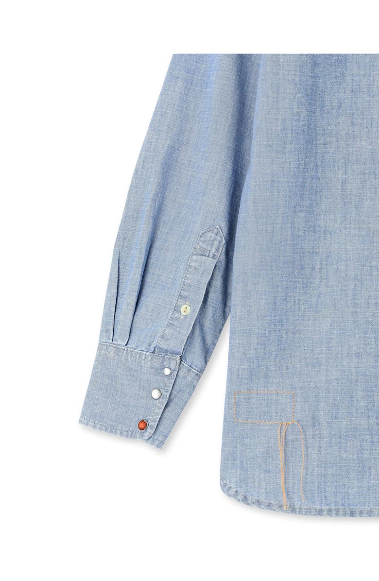 Fortela Kira Chambray Shirt, Alternate, color, Pale Blue