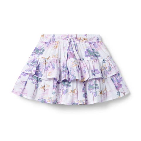 Countryside Toile Ruffle Skort