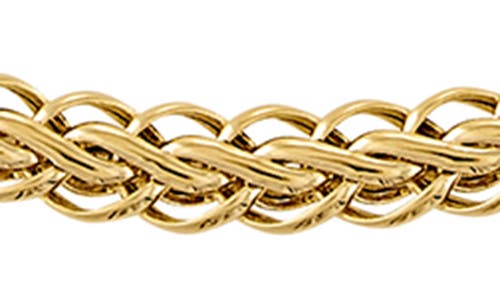 Fuzion Creations 14k Gold Wheat Chain Bracelet In Yellow
