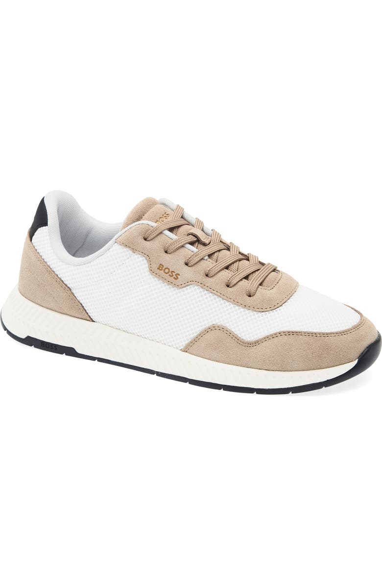 BOSS Titanium Low Top Sneaker, Main, color, Medium Beige