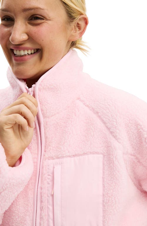 Cotton On Body Active Trail Soft Fleece Zip Through In Pink