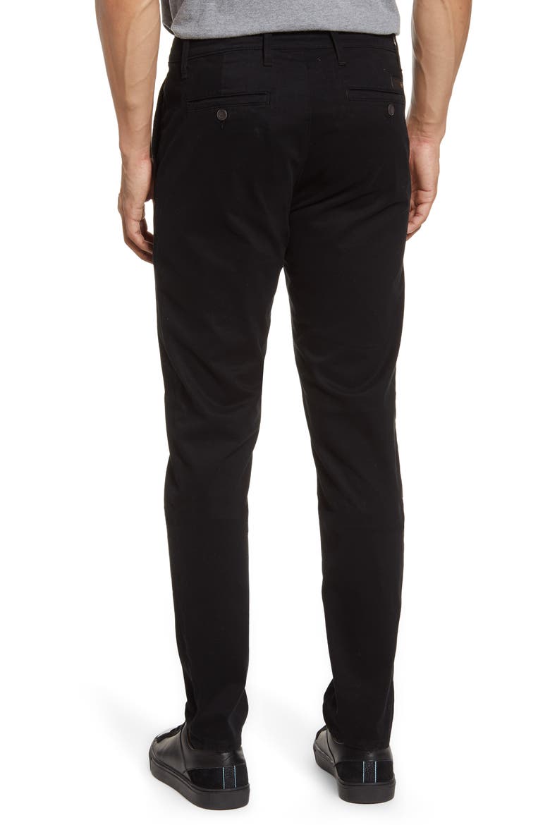 Jamison Slim Straight Leg Pants, Alternate, color, SUPER BLACK