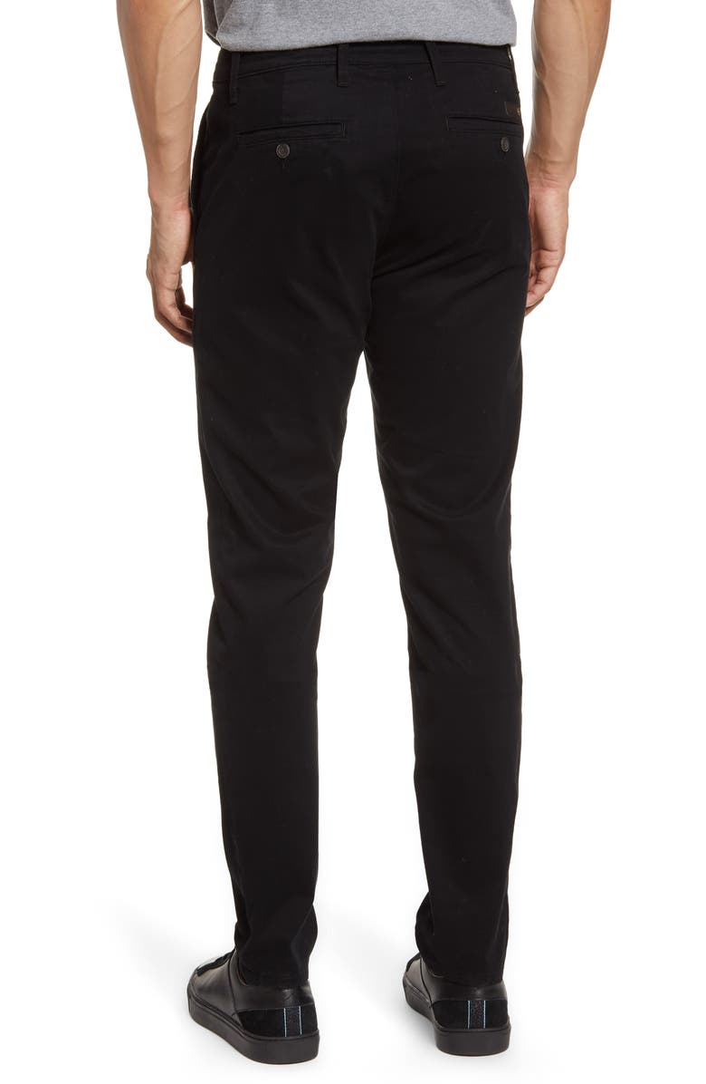 AG Jamison Slim Straight Leg Pants, Alternate, color, Super Black