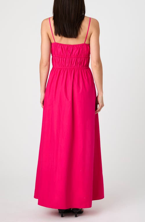 French Connection Us Poplin Ruched Maxi Dress French Connection Dresses