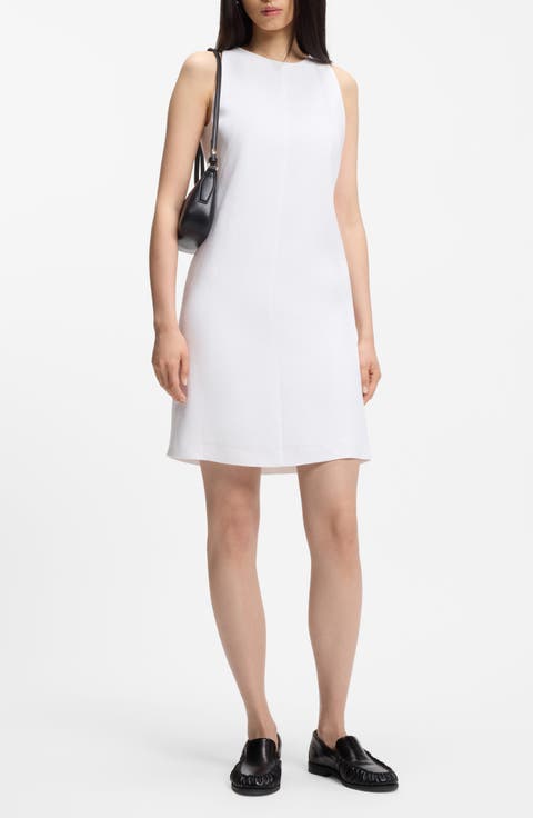 Dinderal Linen Blend Minidress
