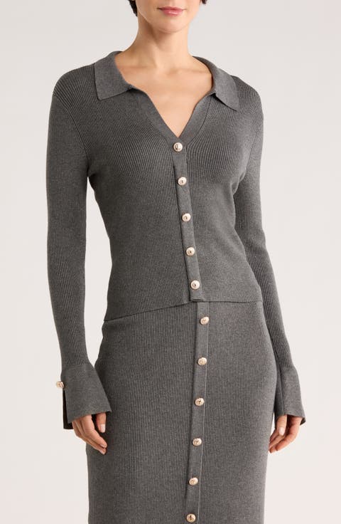 Collared Button Cardigan