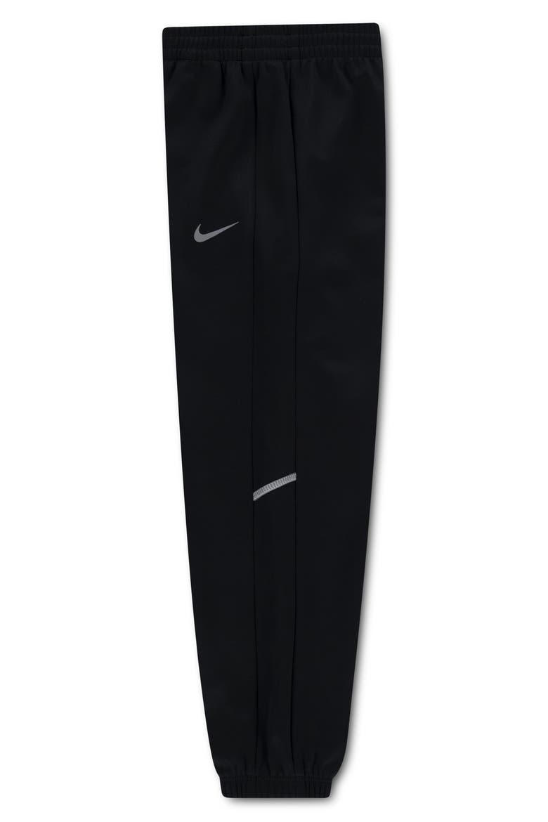 Kids' Dri-FIT Quarter Zip Pullover and Joggers Set, Alternate, color, BLACK