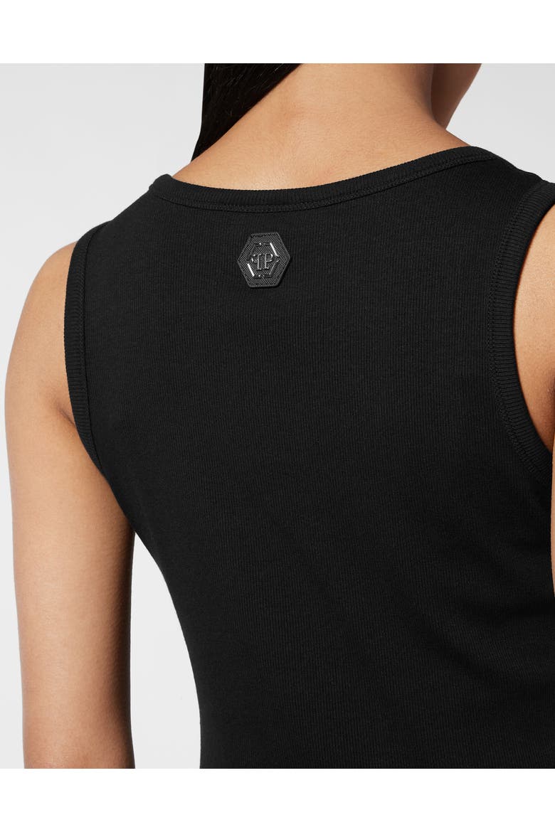 Tank Top Hexagon Women, Alternate, color, black