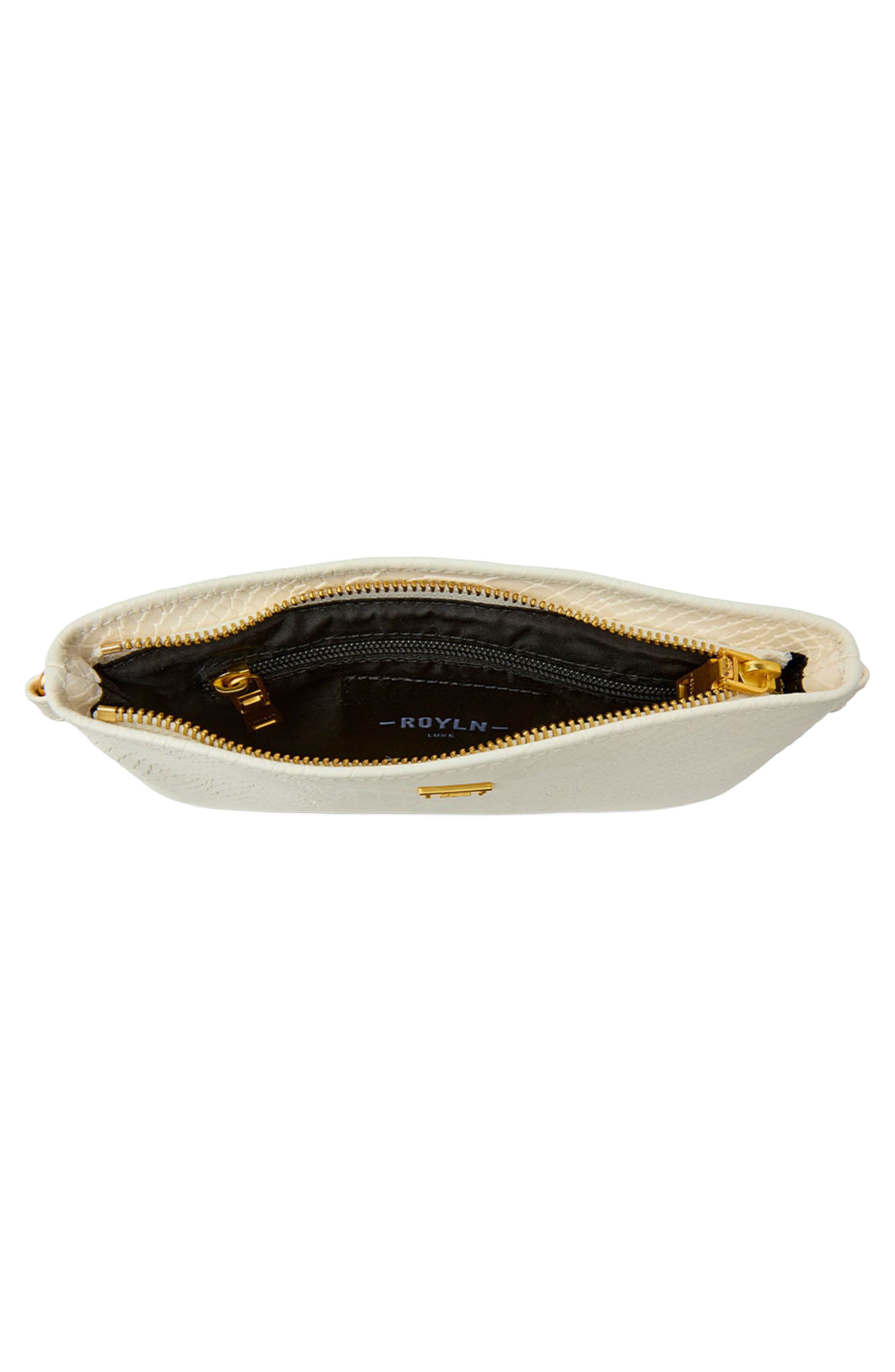 Almost Famous Quilted Leather Crossbody Bag, Alternate, color, CREAM PYTHON LEATHER