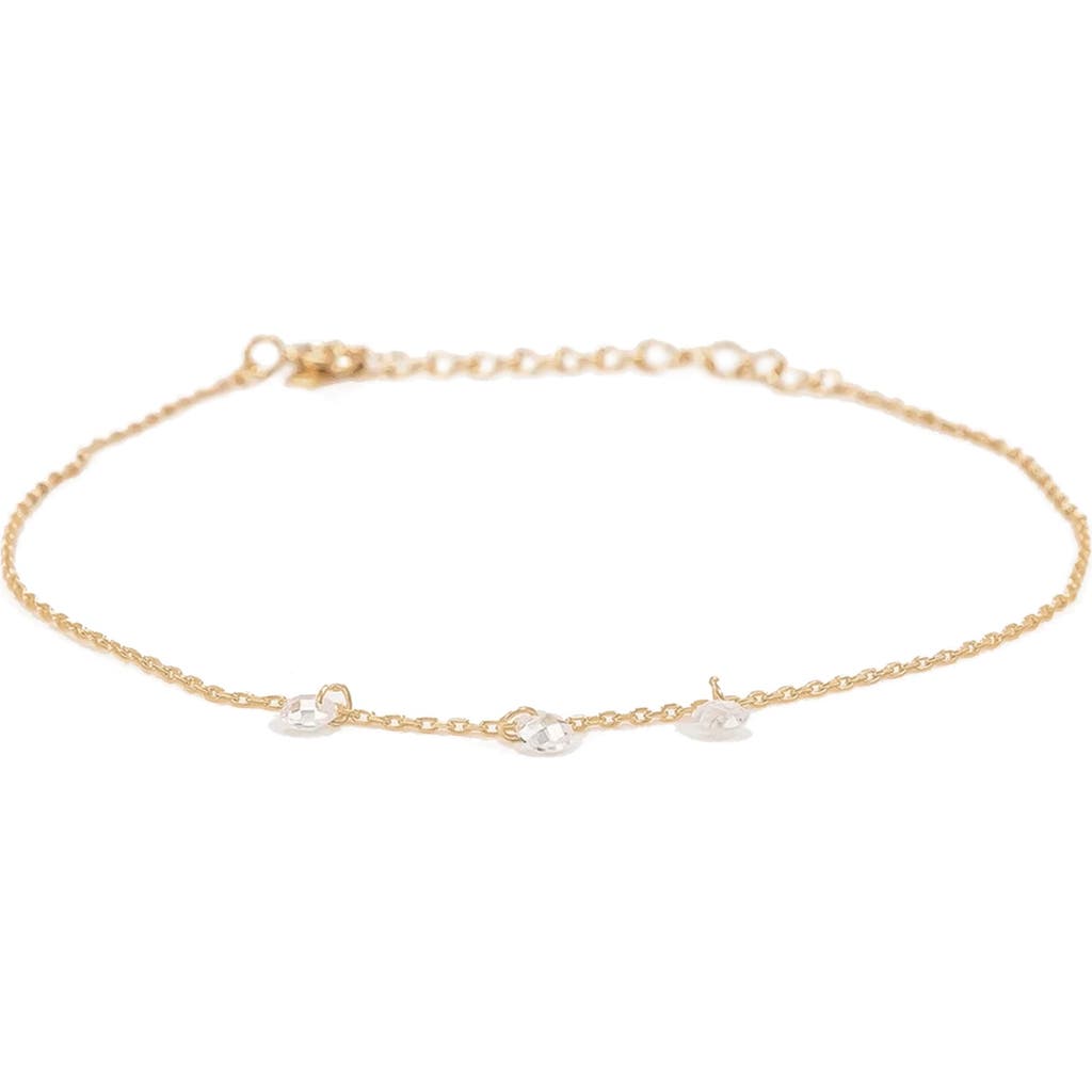 Bearfruit Jewelry Sterling Silver 18k Gold Plated Emmeline Bracelet In Gold