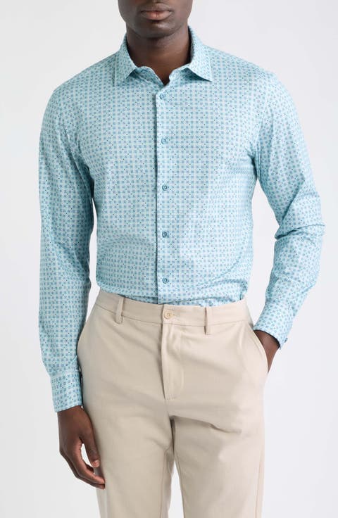 James OoohCotton® Printed Button-Up Shirt