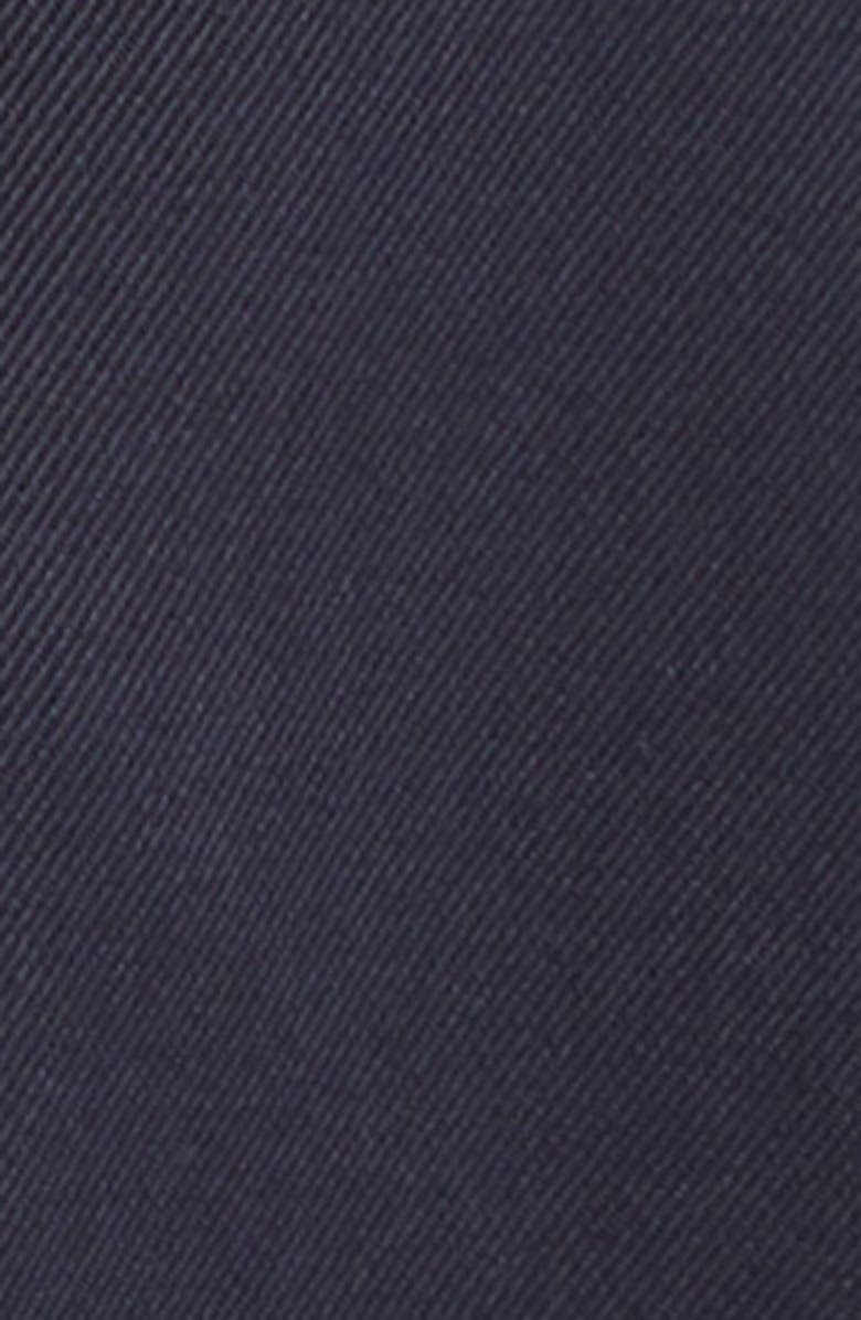 Victoria Beckham Tailored Double Breasted Check Wool Blend Jacket, Alternate, color, Navy