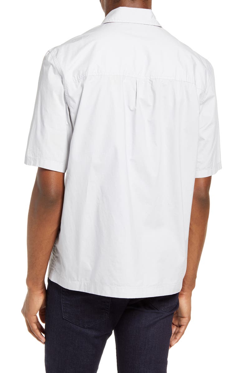 Club Monaco Utility Short Sleeve Button-Up Shirt, Alternate, color, 